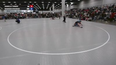 105 lbs Cons. Rd Of 32 - Danielle Turner, Zero Fox Wrestling vs Madison Stickrod, Iowa
