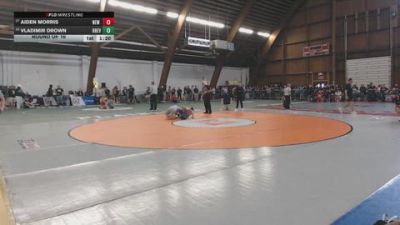 120 lbs Round Of 16 - Aiden Morris, New York Military Academy vs Vladimir Drown, Brevard FCA