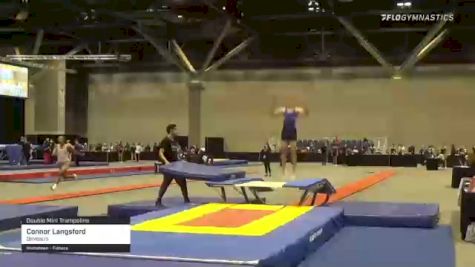Connor Langsford - Double Mini Trampoline, DeVeau's - 2021 USA Gymnastics Championships