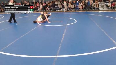 149 lbs Champ. Round 1 - Corbin Reisz, Nebraska-Kearney vs Nolan Ambrose, Augustana (SD)