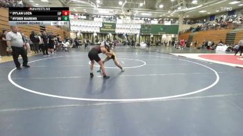 106 lbs Champ. Round 2 - Dylan Loza, Esperanza vs Ryder Bareng, Mar Vista