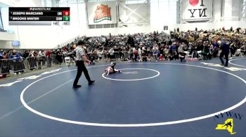 47 lbs Semifinal - Joseph Marciano, LeRoy Wrestling Club vs Brooks Mister, SV Saber Den Wrestling