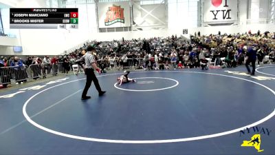 47 lbs Semifinal - Joseph Marciano, LeRoy Wrestling Club vs Brooks Mister, SV Saber Den Wrestling