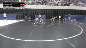 46 lbs Quarterfinal - Elliott Rager, Milroy vs Magnolia Gray, Bainbridge