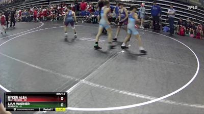 85 lbs Quarterfinals (8 Team) - Ryker Alba, Team Oregon vs Liam Warner, Kentucky