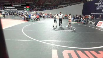 6A Boys 126 lbs Cons. Round 2 - Joshua Sprague, Tigard Boys vs Kylan Baker, Sprague Boys