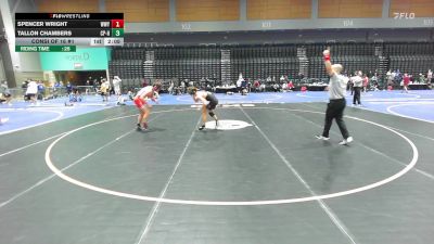 141 lbs Consi Of 16 #1 - Spencer Wright, Western Wyoming vs Tallon Chambers, Cal Poly Humbolt