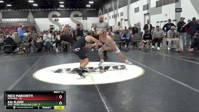 139 lbs Placement Matches (8 Team) - Kai Sloan, West Shore Wrestling Club vs Nico Marchetti, Ruthless