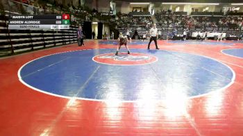 112 lbs Semifinal - Maisyn Lott, Bison Takedown Wrestling Club vs Andrew Aldridge, Guerrilla Wrestling Academy