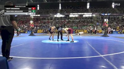 184 lbs Quarterfinal - Brayden Mirjavadi, Grand Valley St. vs Matt Weinberg, Kutztown