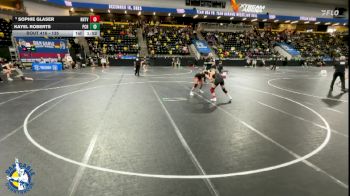 135 lbs Champ. Round 2 - Sophie Glaser, New Hampton vs Kayel Roberts, Prairie, Cedar Rapids