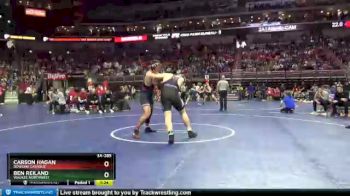 3 lbs Quarterfinal - Ben Reiland, Waukee Northwest vs Carson Hagan, Dowling Catholic