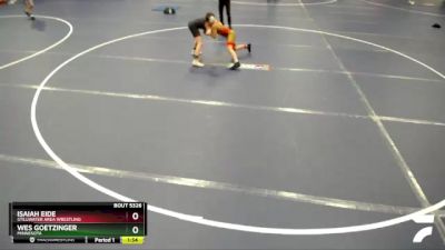 102 lbs Semifinal - Wes Goetzinger, Minnesota vs Isaiah Eide, Stillwater Area Wrestling