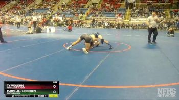 152 lbs Semifinal - Marshall Lindgren, South Border vs Ty Wolding, New Salem-Almont