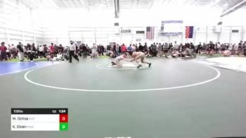 109 lbs Round Of 16 - Mateo Ochoa, Riverside Young Guns vs Kaden Obien, Precision WC