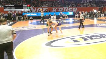 2A 157 lbs Semifinal - Justus Heeg, New Lenox (Providence Catholic) vs Brian Hart, Wauconda