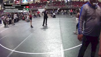73 lbs 3rd Place Match - Annabella Brown, Ogallala Youth Wrestling Club vs Reagan Dukat, Big Red Wrestling Club