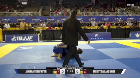 Jaden Hayes Brewster vs Barrett Garland Hayes 2026 Pan Kids Jiu-Jitsu IBJJF Championship