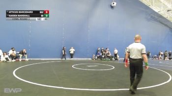 285 lbs Cons. Round 3 - Atticus Marcenaro, Maize vs Kaiden Marshall, Washburn Rural