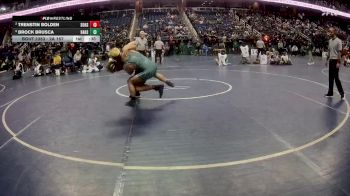 2A 157 lbs Cons. Semi - Brock Brusca, Bandys High School vs Trenstin Bolden, Southwest Onslow High School