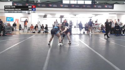 180 lbs Cons. Sub-semis - Eliana Eats, Cornell Women's Wrestling Club vs Esperanza Walsh, Columbia University