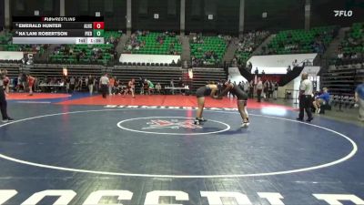 1-5A 165 Quarterfinal - Emerald Hunter, Alexandria HS vs Na`lani Robertson, Piedmont