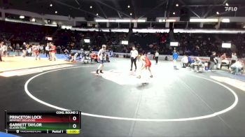 126 lbs Cons. Round 2 - Garrett Taylor, Glacier Peak vs Princeton Lock, Newport (Bellevue)
