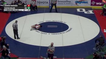 82 lbs Round Of 16 - Andrew Edwards, West Branch vs Paeton Miller, Abington Heights