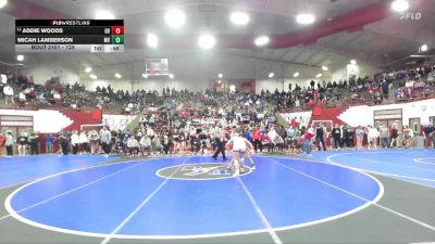 125 lbs Champ. Round 2 - Addie Woods, Owen Valley vs Micah Lamberson, Mount Vernon