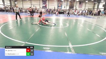 126 lbs Rr Rnd 1 - Maximus Quiroz, Team Nauman Black vs Kolt Wojtowecz, Journeymen Wrestling Black