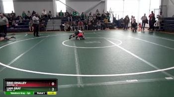 50 lbs Round 2 (6 Team) - Liam Gray, Delta vs Dino OMalley, Kenston