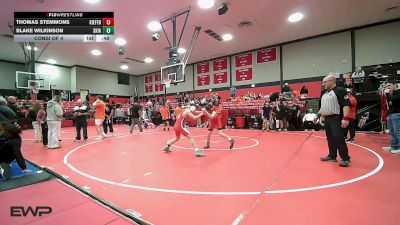 106 lbs Consi Of 4 - Thomas Stemmons, Kiefer High School vs Blake Wilkinson, Skiatook HS