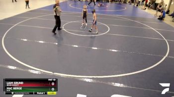 57 lbs Quarterfinal - Mac Berge, K-M vs Liam Grund, Quad County