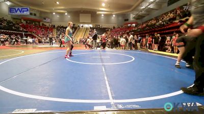 138 lbs Quarterfinal - Ciarah York, Coweta vs Macy Gorczynski, Dark Cloud Wrestling Club