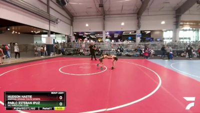 70 lbs 3rd Place Match - Hudson Hastie, Dripping Springs Youth Sports vs Pablo Esteban Ipuz, Vici Wrestling Club