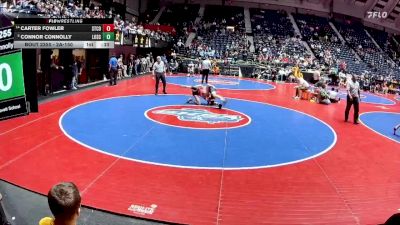 2A-150 lbs Cons. Round 2 - Carter Fowler, Stephens County HS vs Connor Connolly, Lovett School