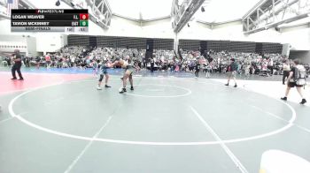 140-J lbs Semifinal - Logan Weaver, F.L.O.W. vs Tavion Mckinney, East Hartford Stingers Youth