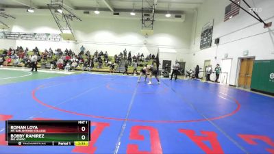 184 lbs Quarterfinal - Roman Loya, Mt. San Antonio College vs Bobby Ramirez, Rio Hondo