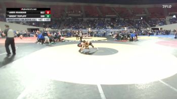6A Boys 132 lbs Quarterfinal - Amir Khanjan, Westview Boys vs Brent Topliff, Sandy Boys