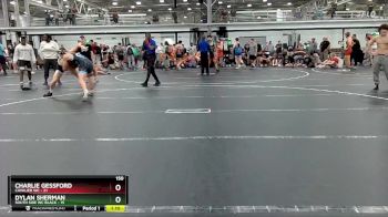 150 lbs Placement (4 Team) - Dylan Sherman, South Side WC Black vs Charlie Gessford, Cavalier WC