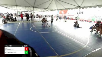 82 lbs Consolation - Isaiah Reyes, Scotsmen WC vs Scott Freeman, Rancho Bernardo WC