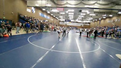 100 lbs Quarterfinal - Braxton Trimble, Sanderson Wrestling Academy vs Ethan Bonham, Timpanogos Wrestling