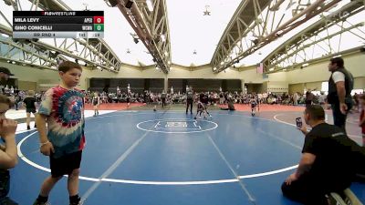 44 lbs Rr Rnd 4 - Mila Levy, Apex K3 vs Gino Conicelli, Wrecking Crew Wrestling Academy