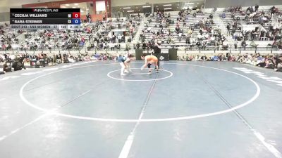 U23 Women - 57 lbs Quarters - Cecilia Williams, MI vs Sara Sterner, CA