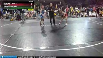 G-105 lbs Round 3 (4 Team) - Gillian Holman, Team WY vs Teagan Carritt, Team IA