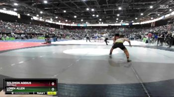 150 lbs Cons. Round 2 - Loren Allen, Borah vs Solomon Agidius, Post Falls