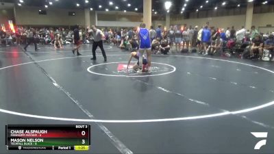 120 lbs Round 1 (6 Team) - Mason Nelson, Techfall Black vs Chase Alspaugh, Mississippi Mayhem