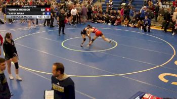 120 lbs 3rd Place Match - Gianna Atkinson, Clarence vs Lacey Rajla, Orchard Park