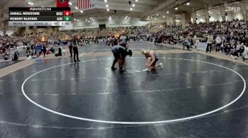 285 lbs Semis & 1st Wb (8 Team) - Robert Blevins, Anderson Co. High School vs Jamall Newsome, Millington Central High School