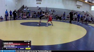 82 lbs Quarterfinal - Lukas Smith, Jennings County Wrestling Club vs Greyson Reed, Midwest Xtreme Wrestling